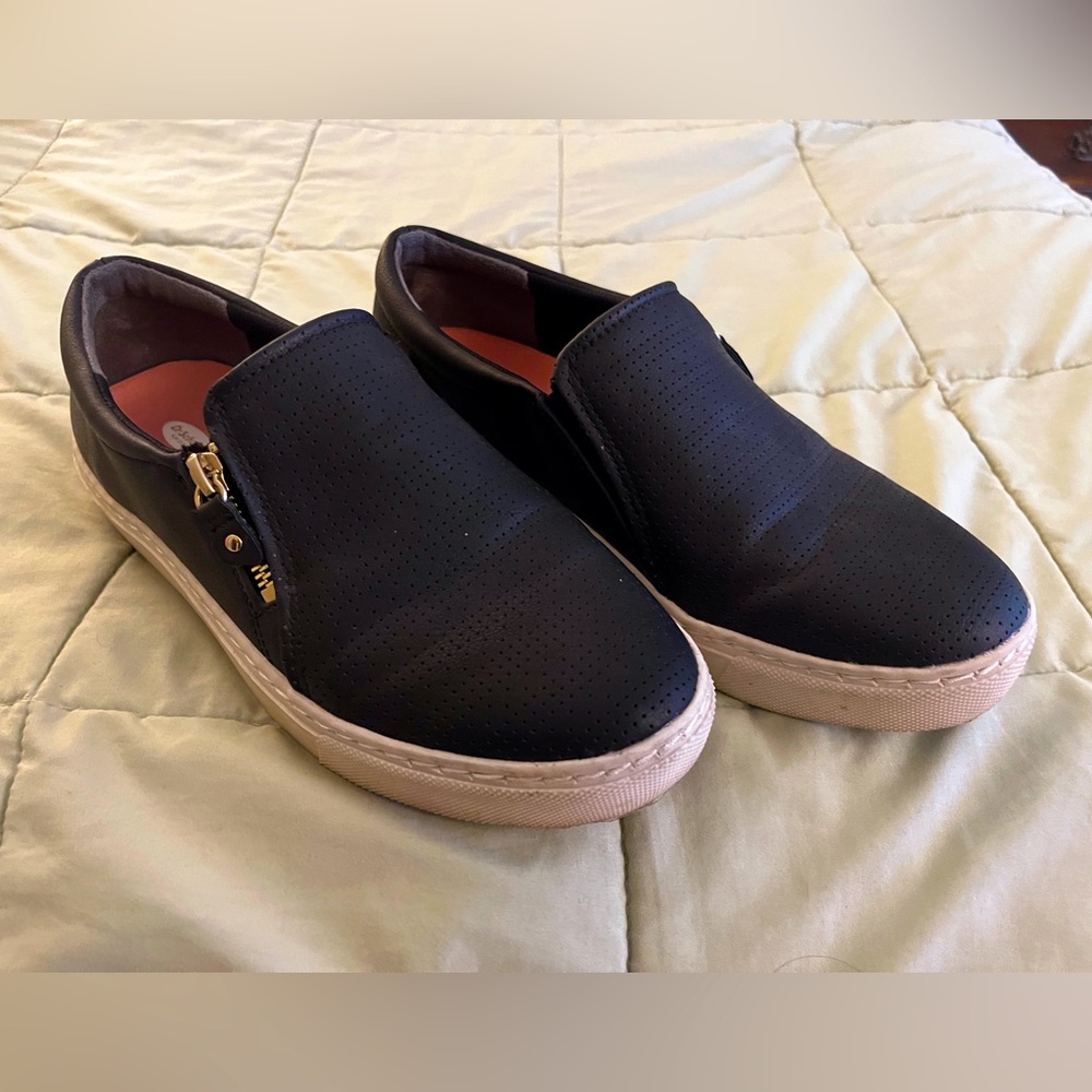 Dr Scholl's No Chill Black Slip On Sneakers Shoes 9M